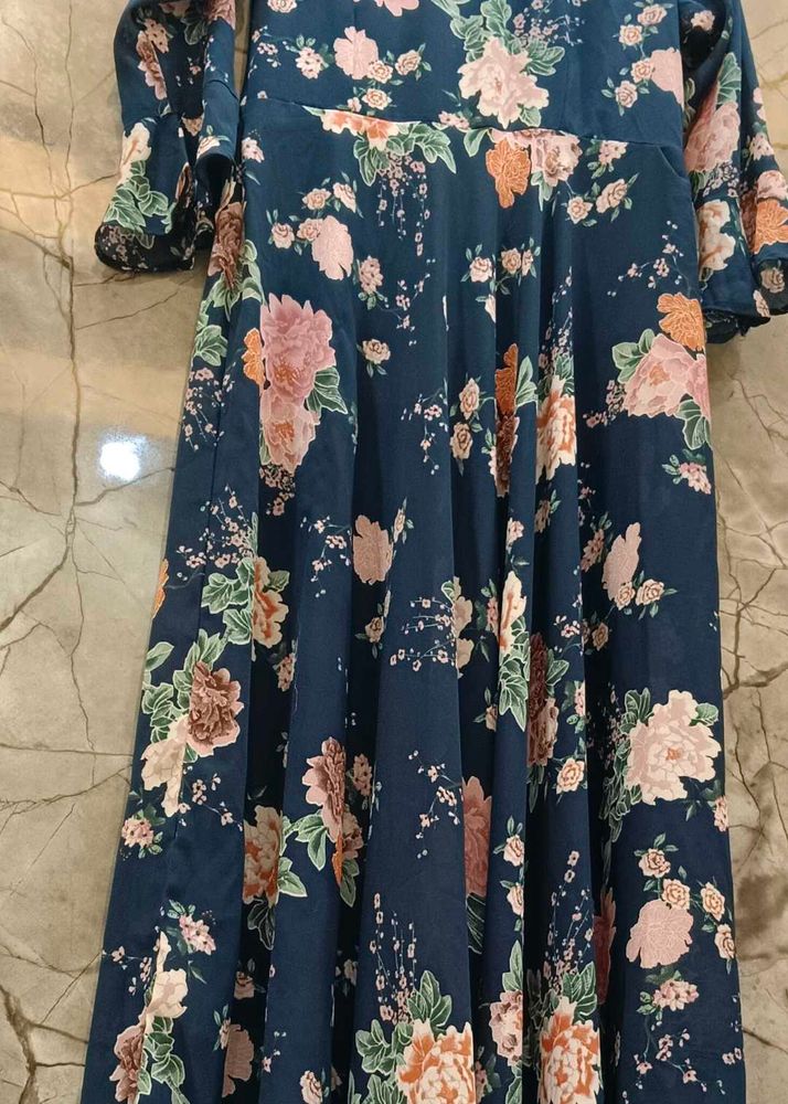 Floral Print Maxi Dress