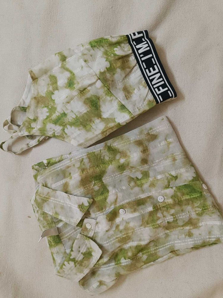 two layer transparent shirt style