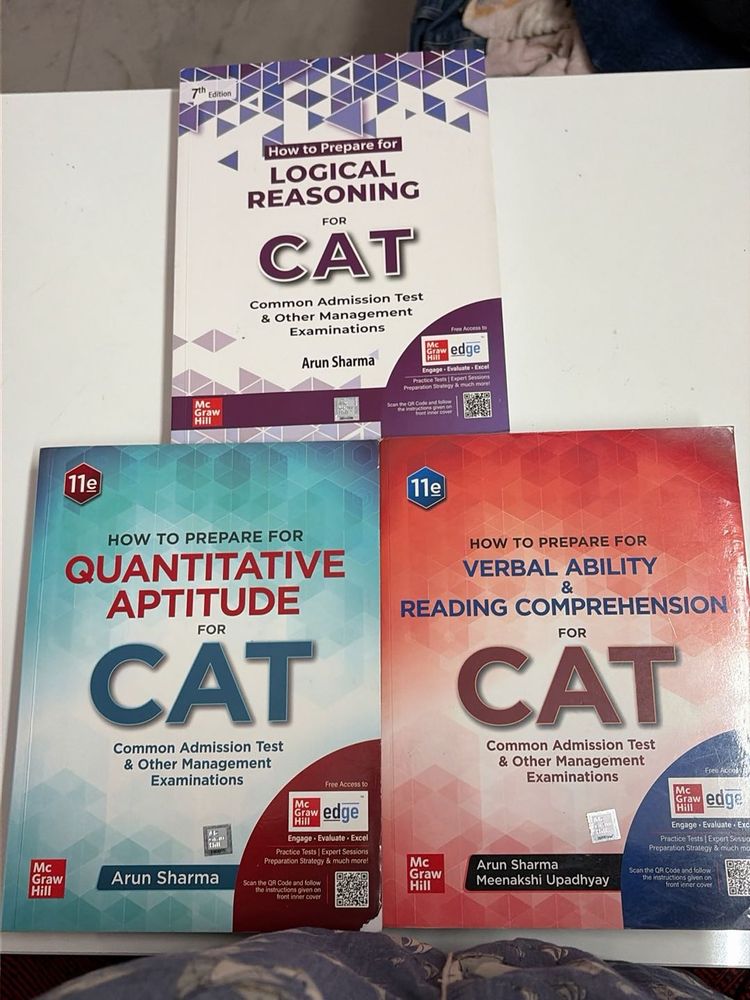 CAT Exam Preparation Books Set