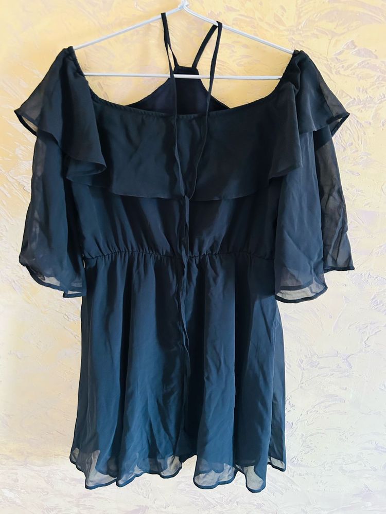 Women's Off-Shoulder Ruffle Dress