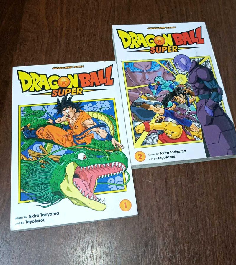 Dragon Ball Z Super Manga Volume 1 And 2