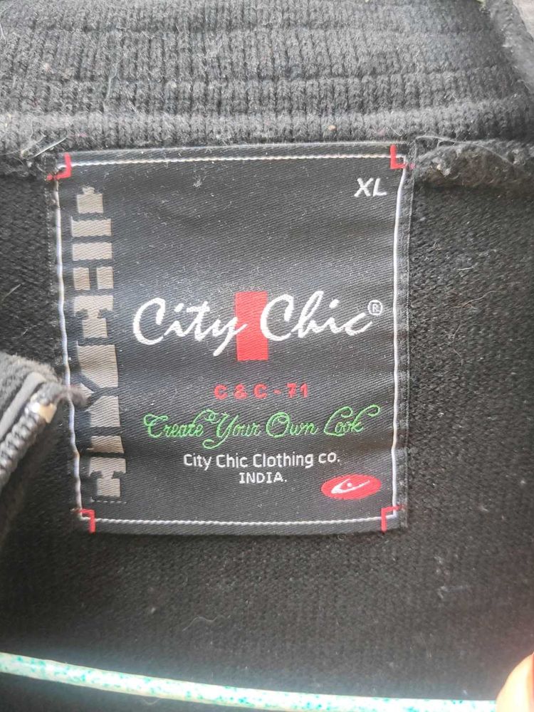 Men's Black Cardigan Sweater
