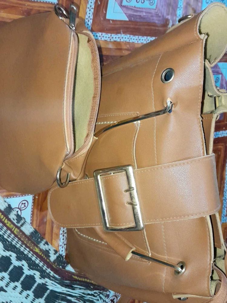 Two Bags Tan Colour