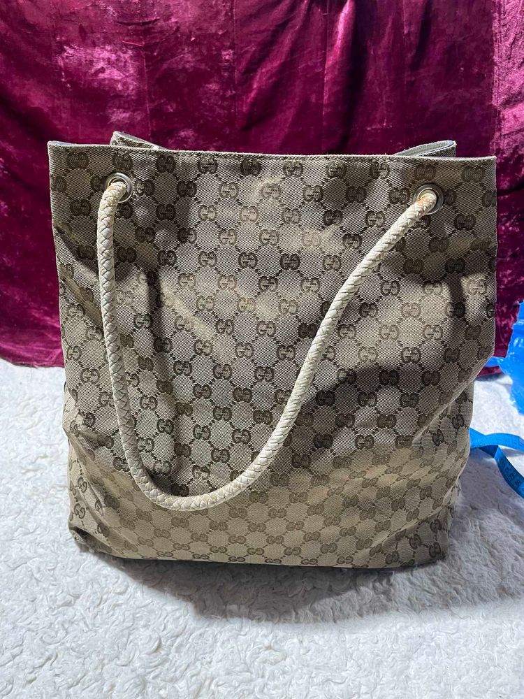Gucci Monogram Tote Bag