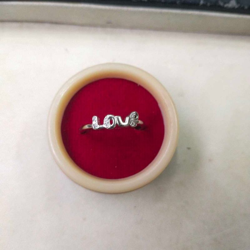 925 Pure Sterling Silver Love Ring