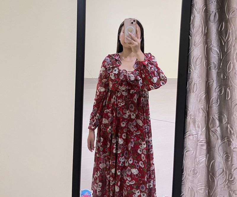 Flowy Floral Maxi Dress