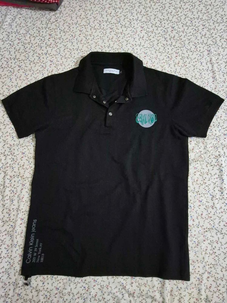 CK Polo T-Shirt with Back Print 🔥