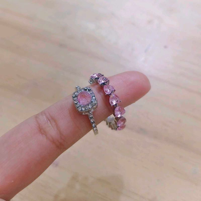 Sparkling Pink Rings Combo
