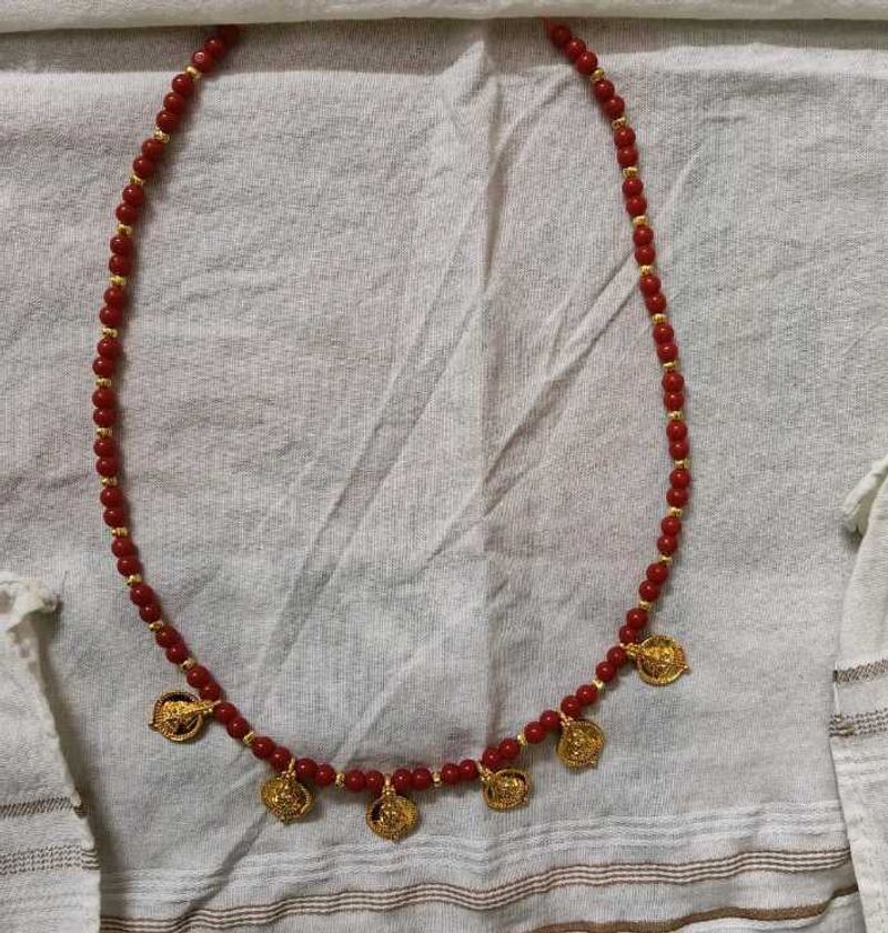 coral laxmi cions neck set