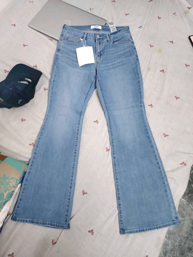 Light Wash Flare Jeans