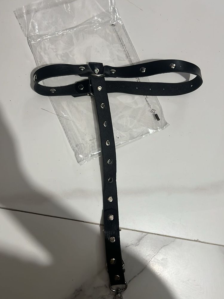 Gothic Studded Leg Harness