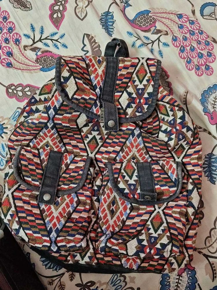 Boho Tribal Print Backpack