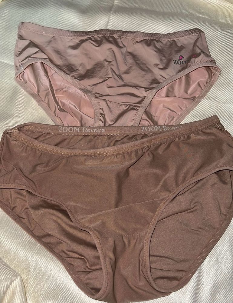 Beige And Brown Panties