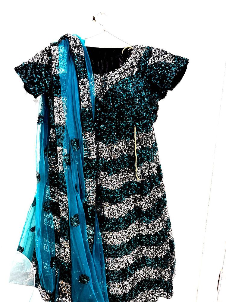 party wear sequence, Lehenga Choli Dupatta