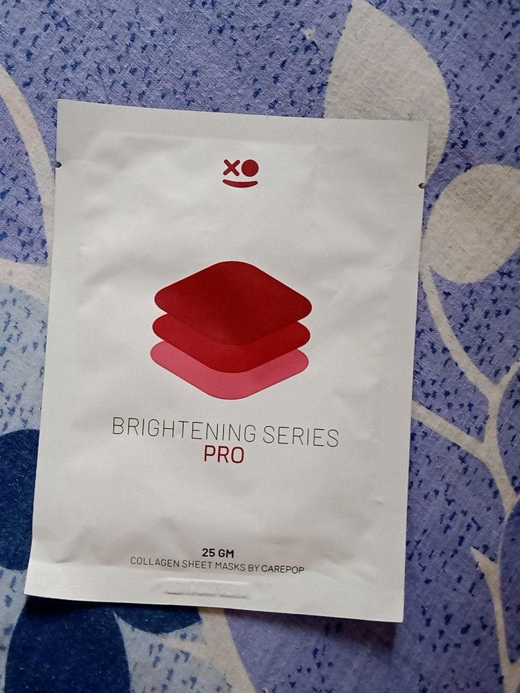 Brightening Series Pro  Sheet Mask