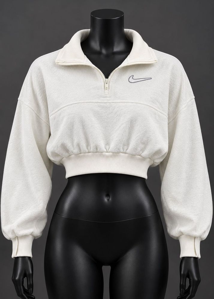 Nike Quarter Zip Cropped Sweatshirt