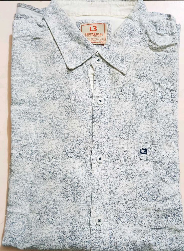 London Bridge Printed Casual Shirt