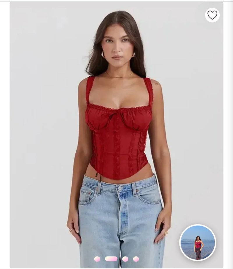 Red Corset Top