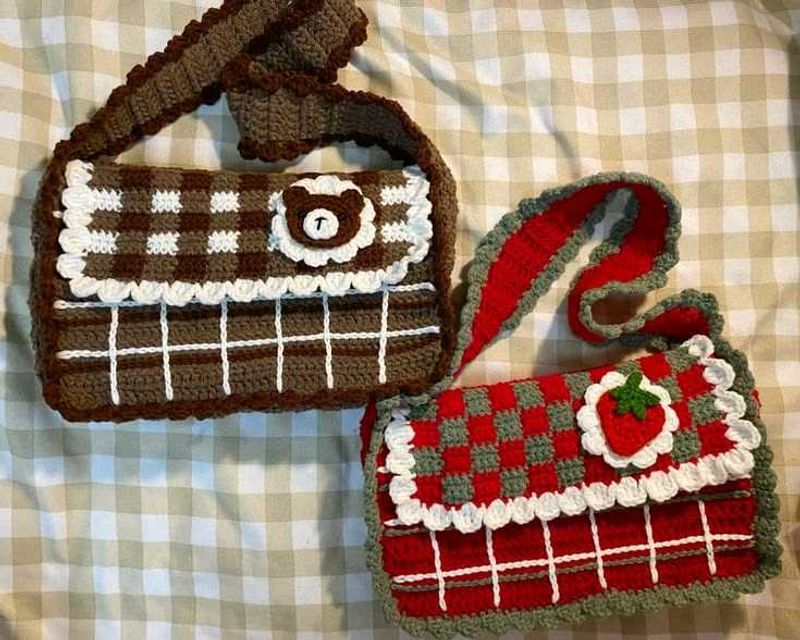 Handmade Crochet Shoulder Bags