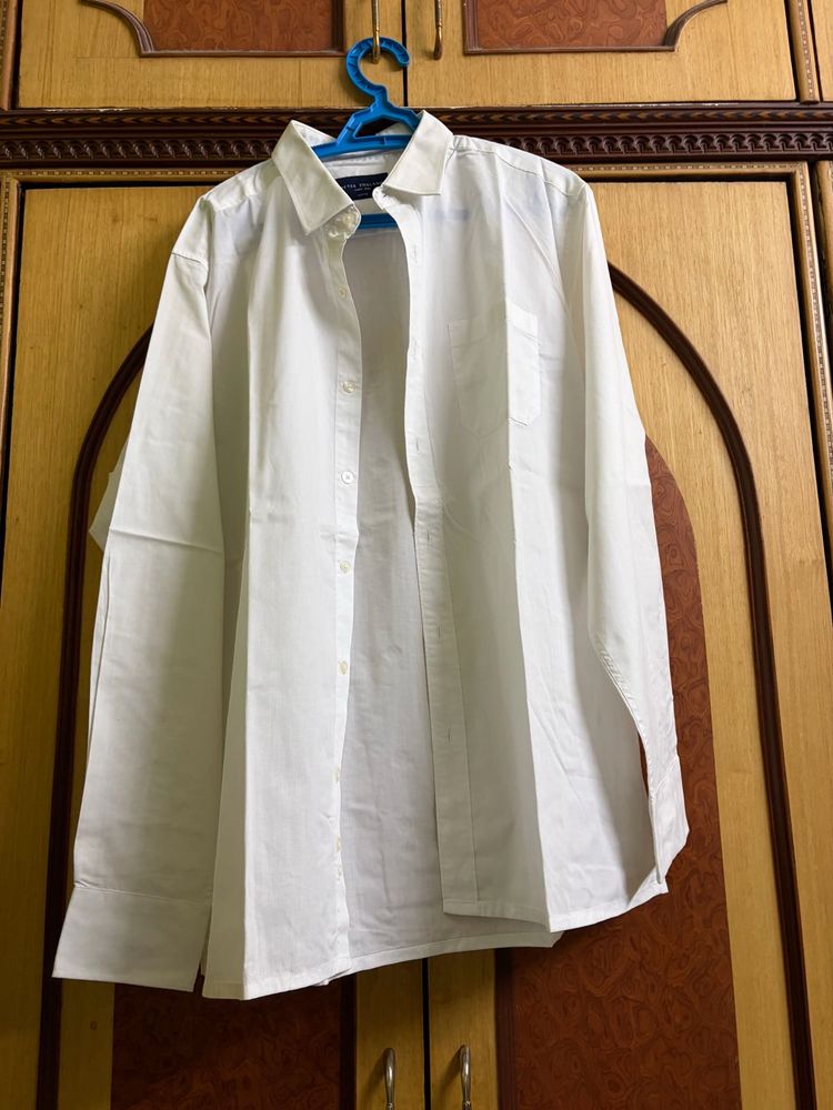 Classic White Men's Shirt