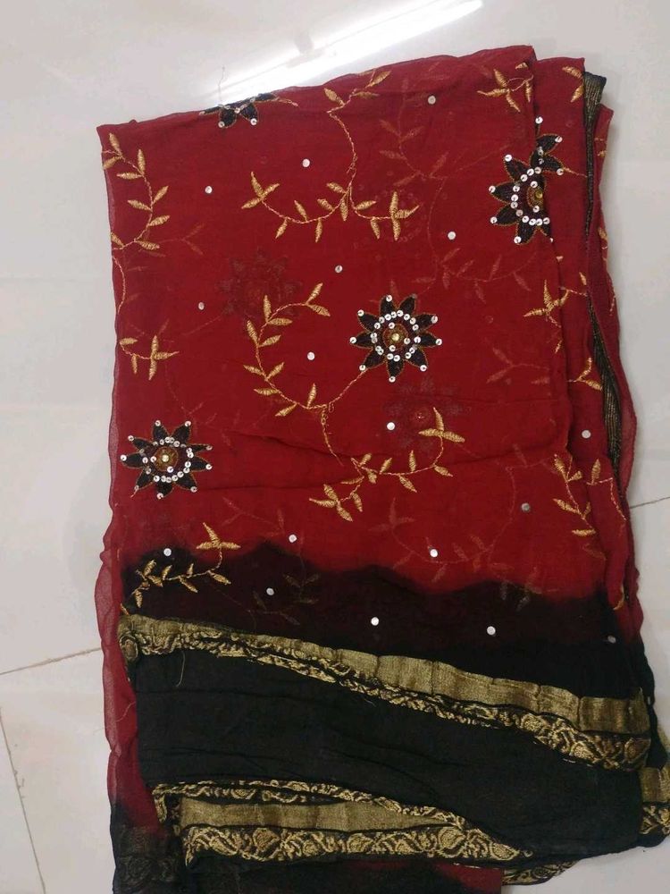 Embroidered Sari