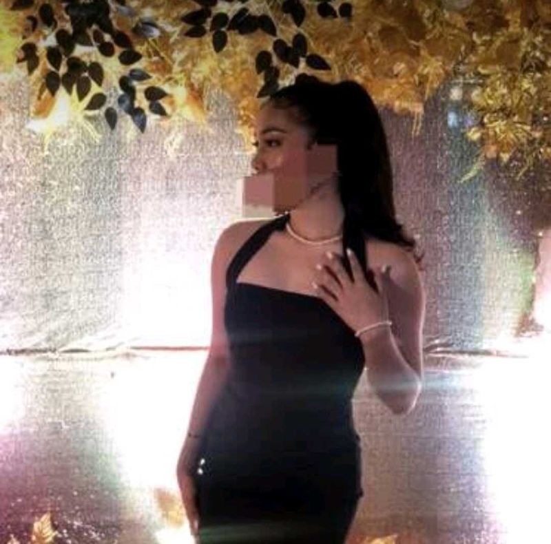 Elegant Black Halter Neck Dress