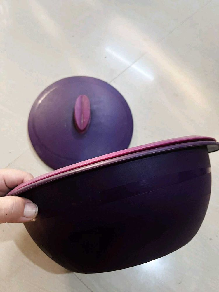 Purple Food Container with Lid