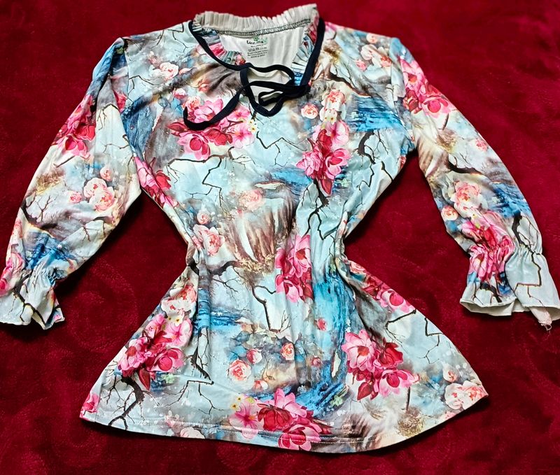 Flower Printed Tshirt