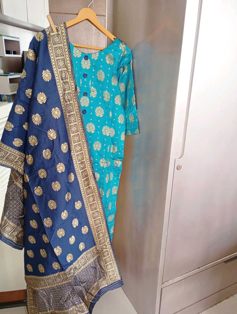 Unused Tailored Kurta Set With Lining