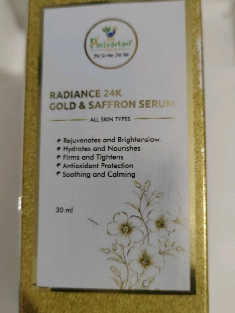 Parivartan Radiance 24K Gold &amp; Saffron Serum