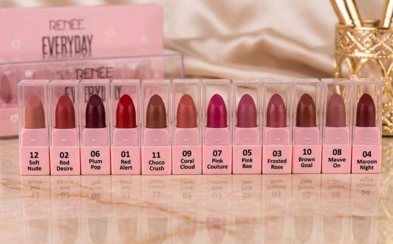 Renee Everyday Lipstick Set - 12 Shades