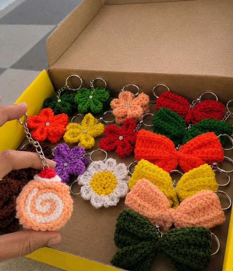Handmade Crochet Keychain Collection