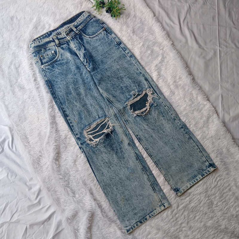 ❤️Acid Wash Distressed Denim Jeans❤️