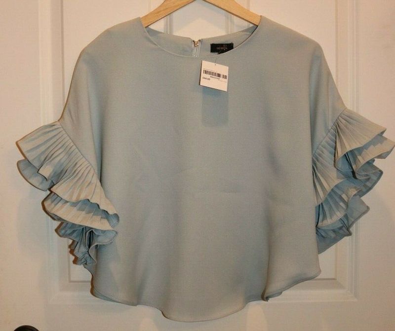Pleated Sleeve Top