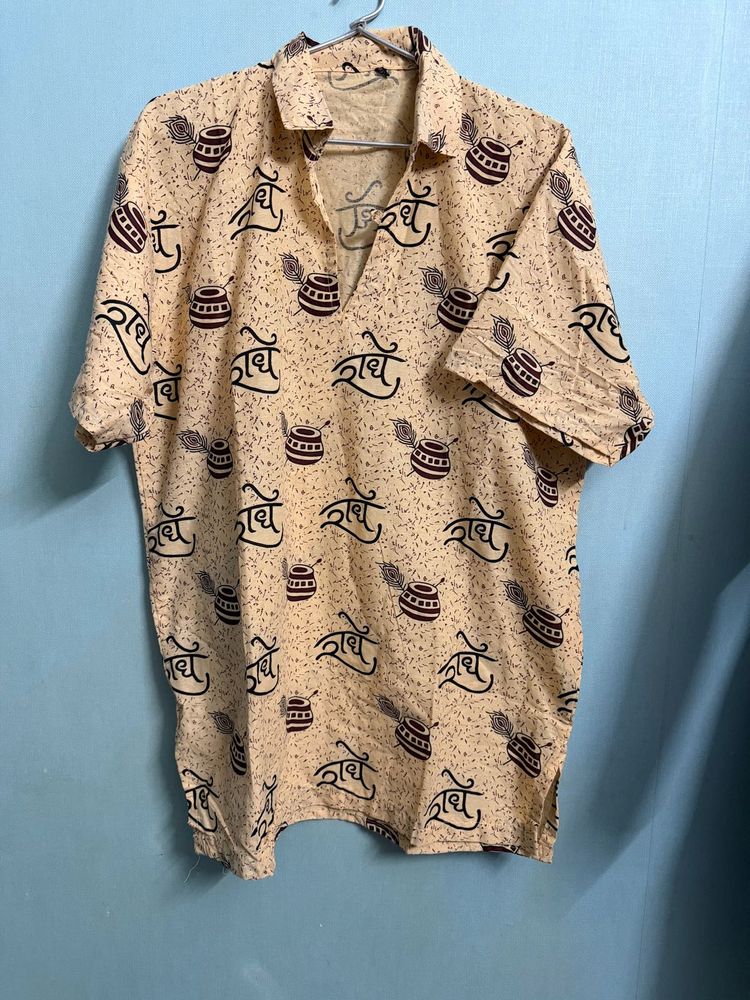 Radhe Krishna Print Shirt