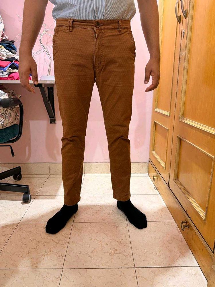 Men's Stylish Brown Chino Pants