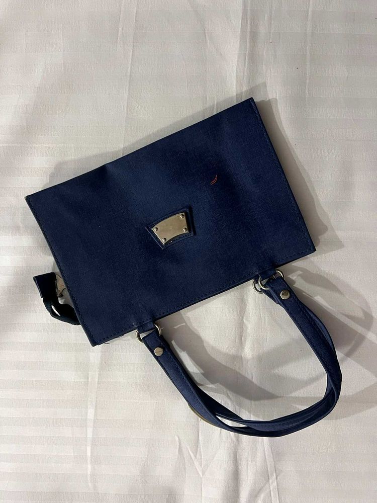 Navy Blue Tote Bag