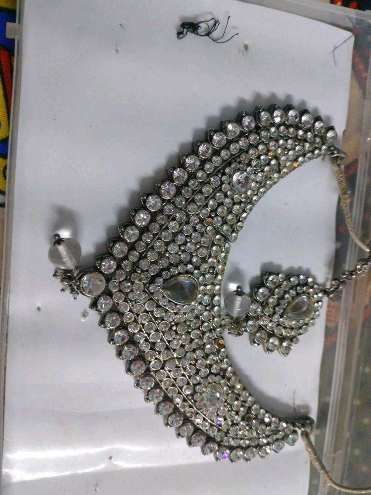 Sparkling Jewellery Set only necklace &amp;mang ti