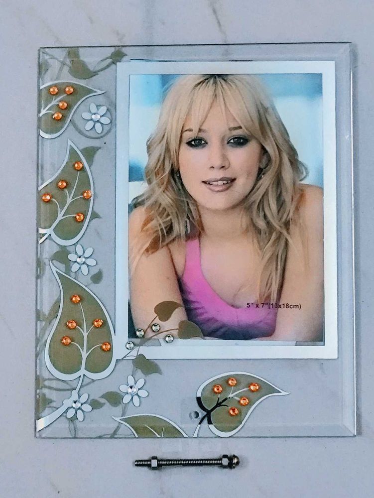 Glass Decorative Photo Frame - 13x18cm