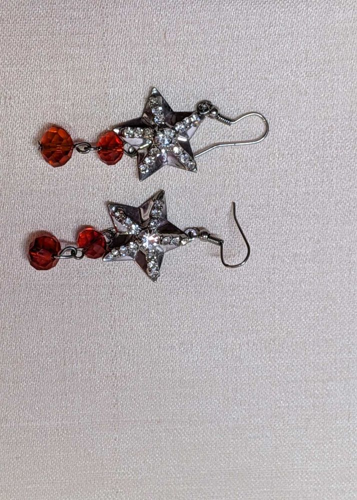 Star Drop Earrings