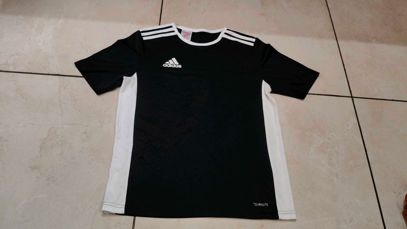Adidas Climalite Black &amp; White T-Shirt