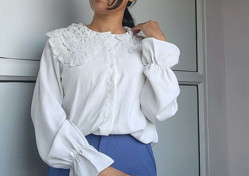 Korean WHITE Shirt