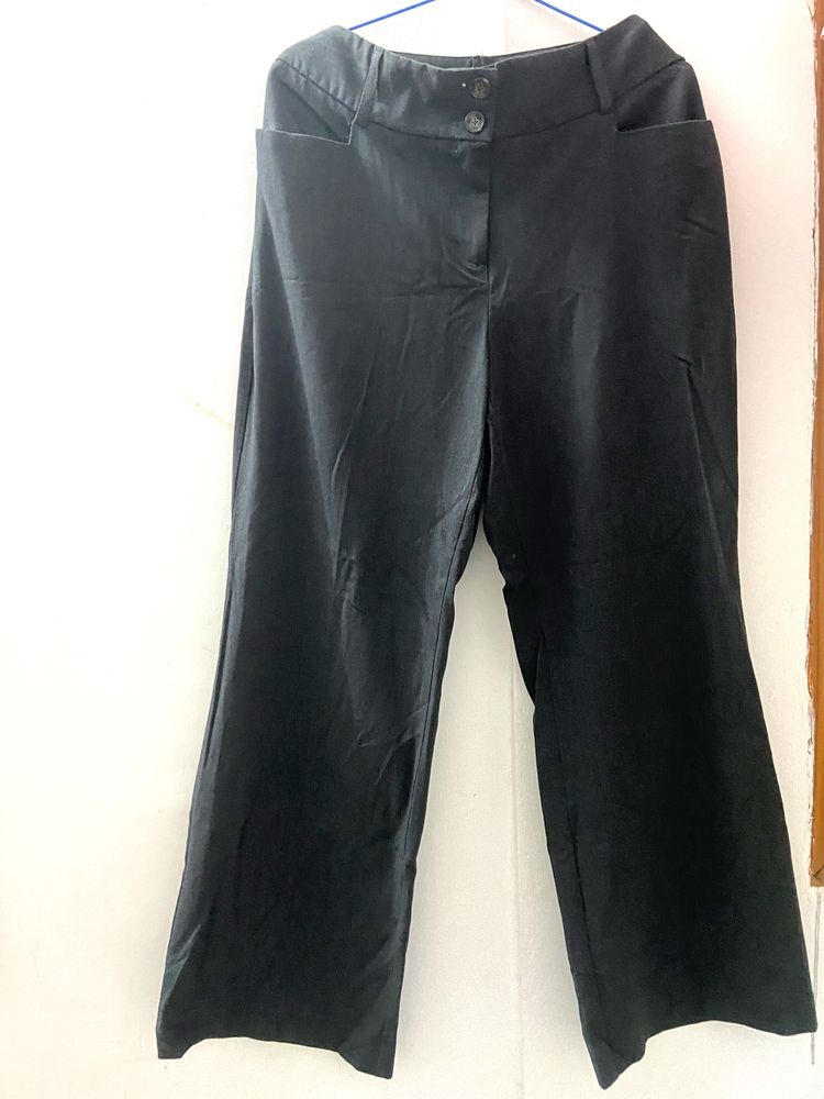 Premium Quality Charcoal Grey Formal Trousers