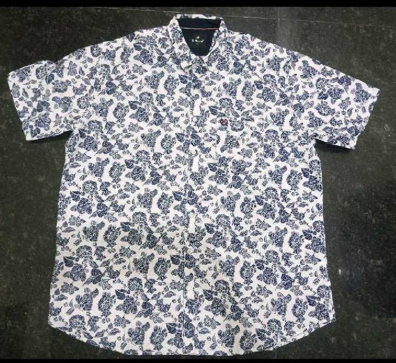 48 size New Men's Floral Print Shirt