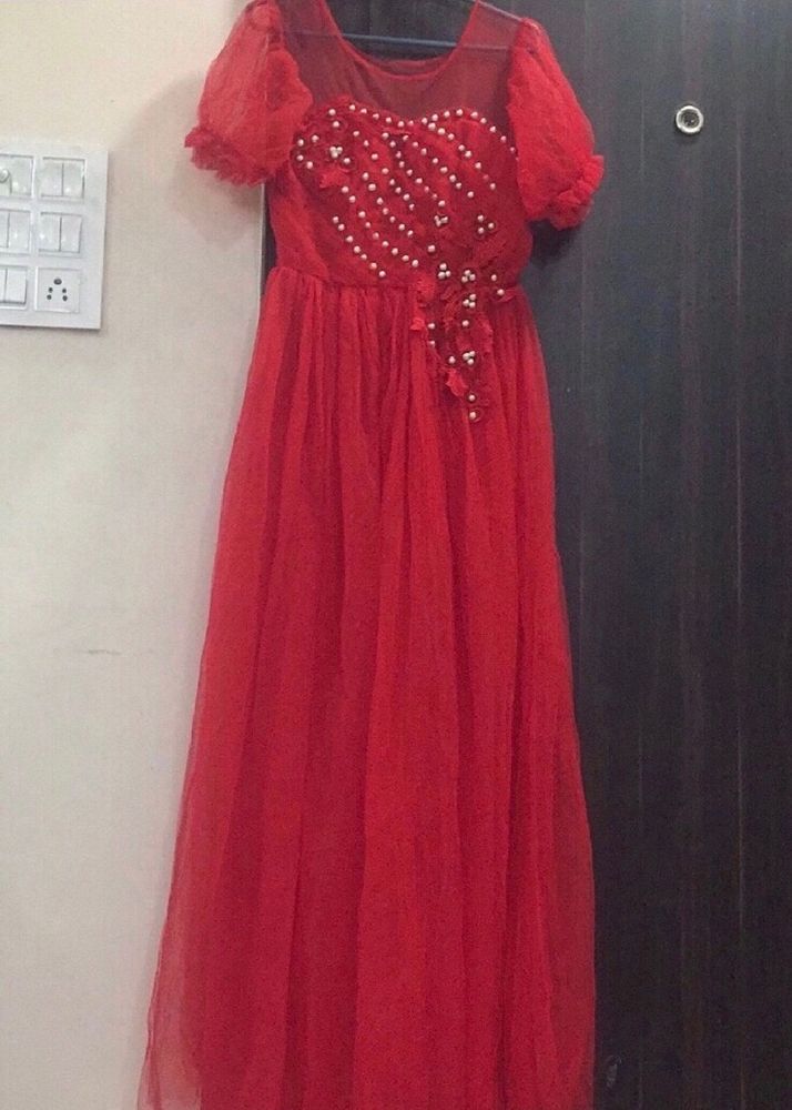 Princess Red Gown Dress