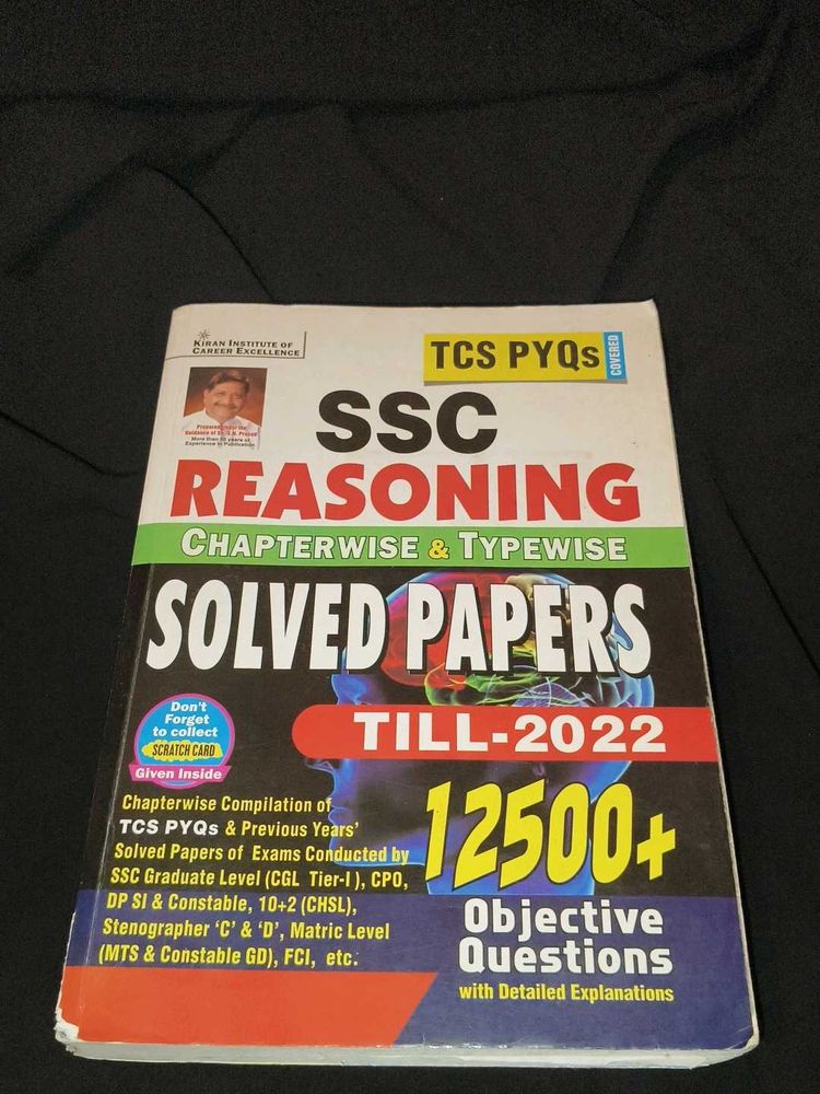 SSC Reasoning Solved Papers Till 2022