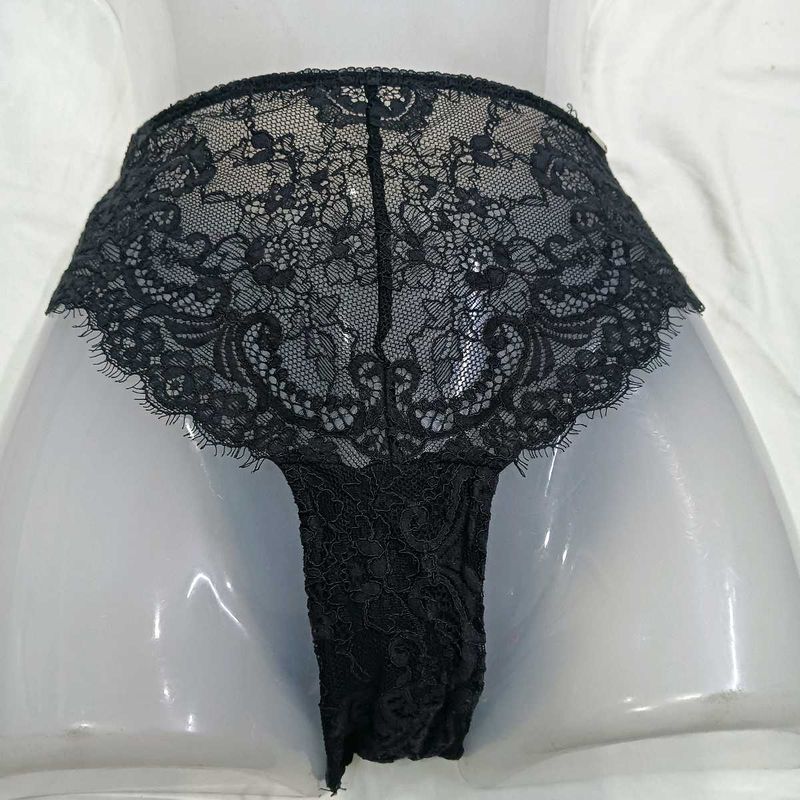 Elegant Black🪔 Lace Thong Briefs