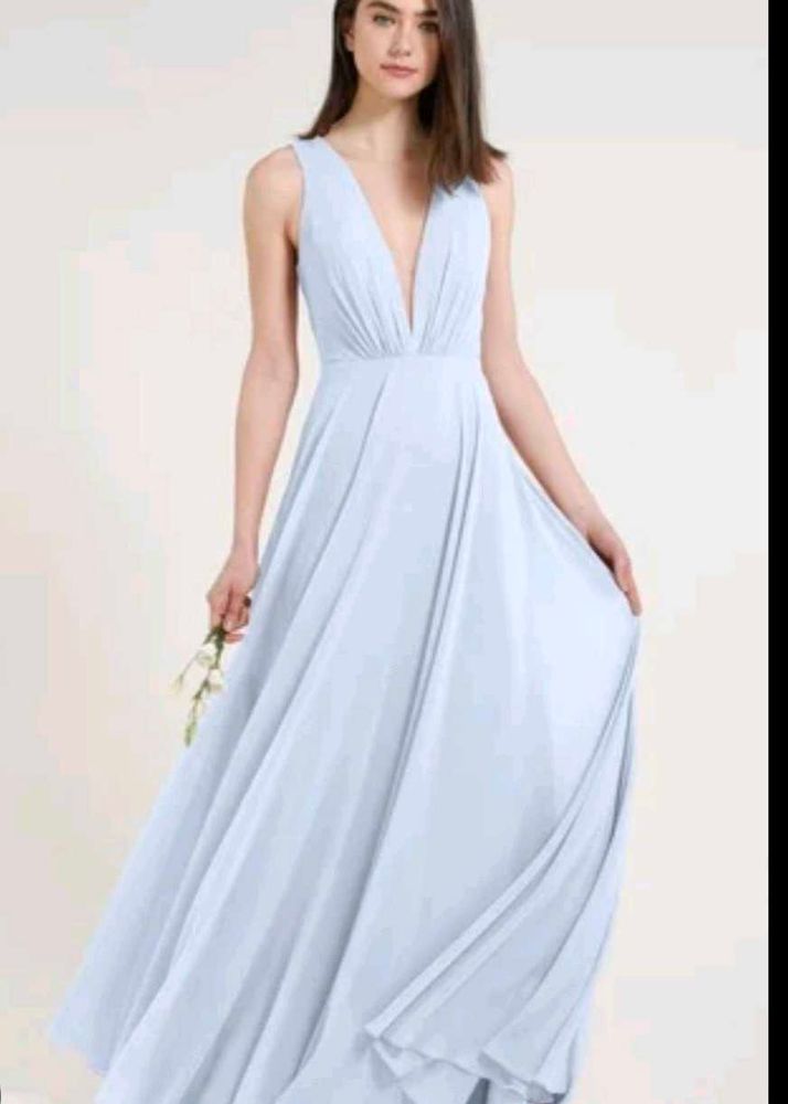 Elegant Light Blue Gown