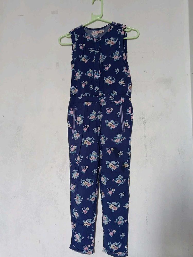 Floral Print Jumpsuit
