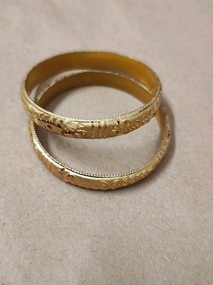 Elegant Gold Plated Bangles